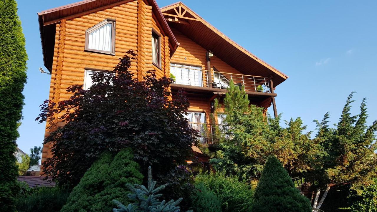 Luxury Villa With Pool And Sauna Czernowitz Exterior foto
